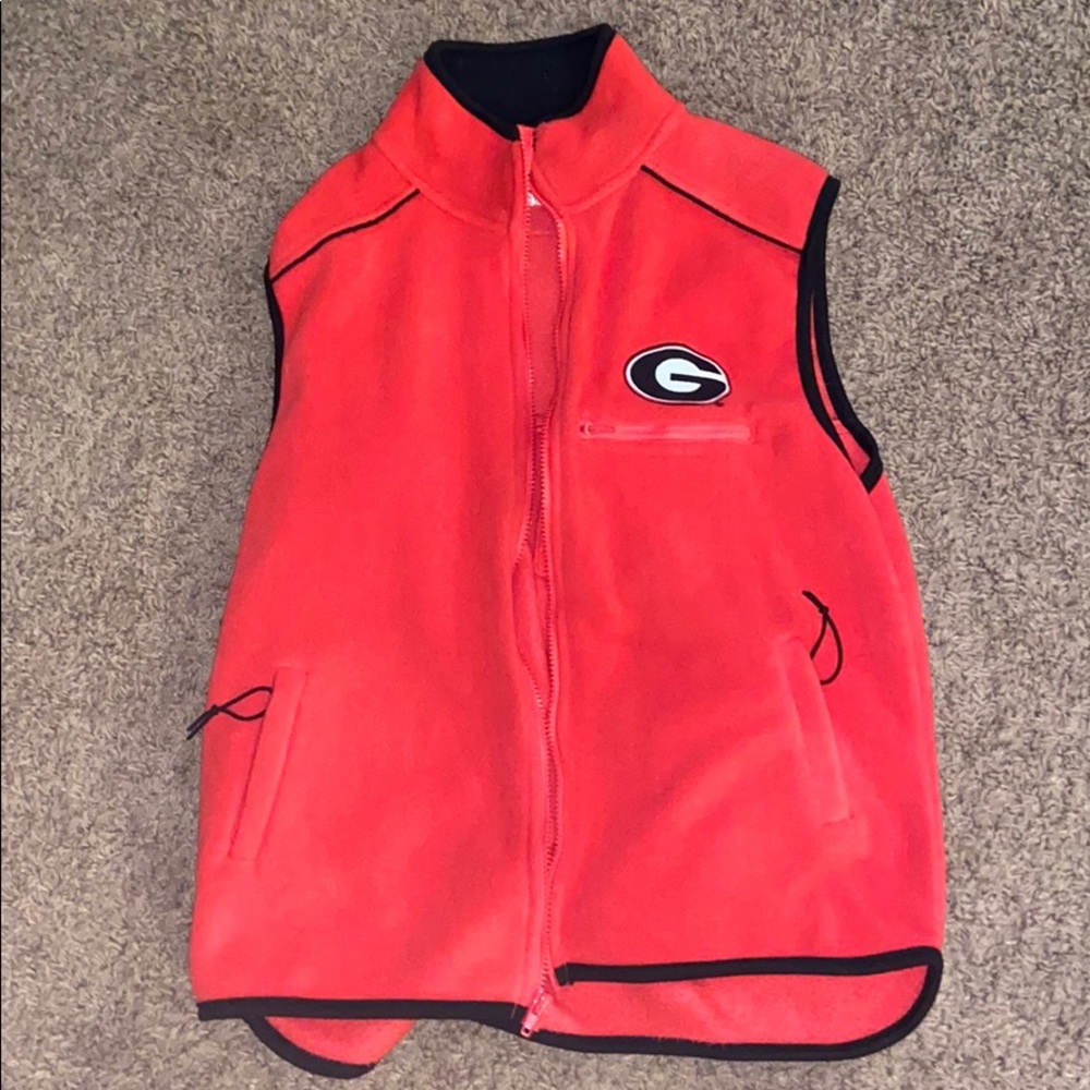 Red Georgia vest